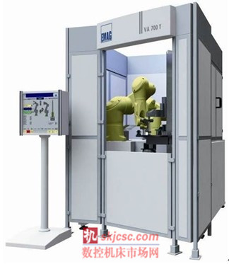 圖3:VA 700 T——用于制造裝配式凸輪軸的熱套機床 圖3:VA 700 T——用于制造裝配式凸輪軸的熱套機床